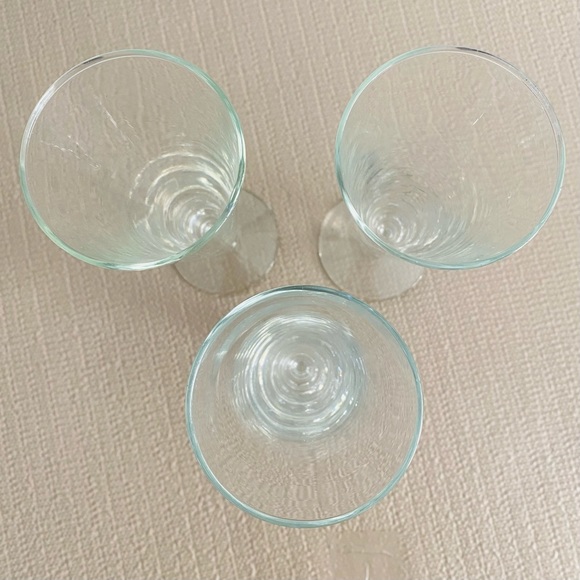 Vintage ‘40’s sling style / Pilsner glasses, set of 3, circa 1945 - Picture 2 of 6